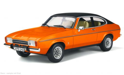 Ford Capri 1/18 Ottomobile MK II 3.0L V6 Ghia orange/noire 1974 1:18 miniature