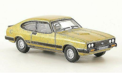 Ford Capri MK3 1/76 Oxford Mk III gold miniature