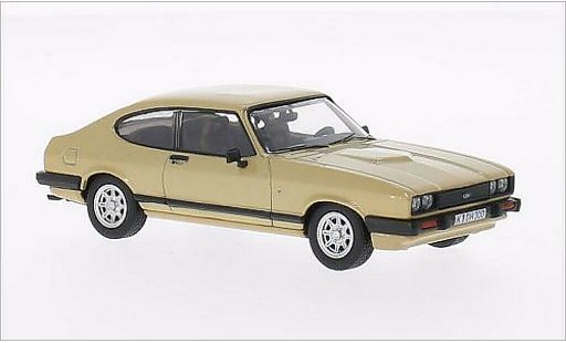 Ford Capri Ghia 3.0 1/43 Vanguards Mk3 gold miniature