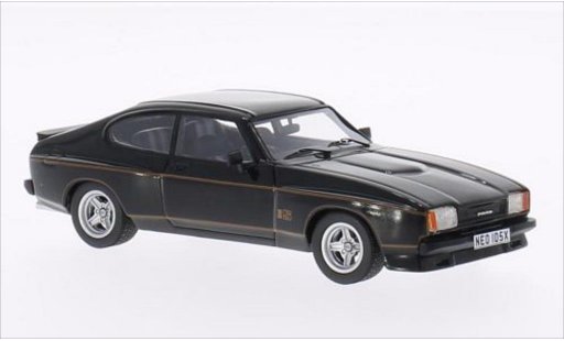Ford Capri 3.0S 1/43 Neo MKII X-Pack noire 1976 miniature