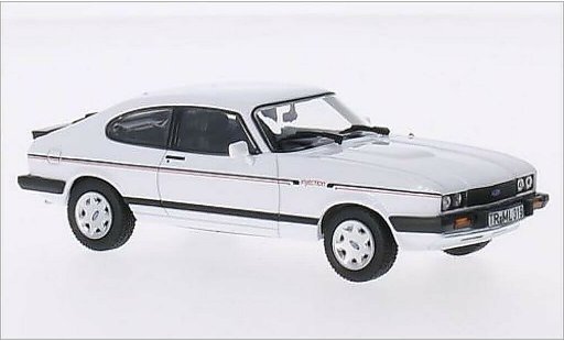 Ford Capri 2.8i 1/43 Norev MkIII blanche/Dekor 1984 miniature