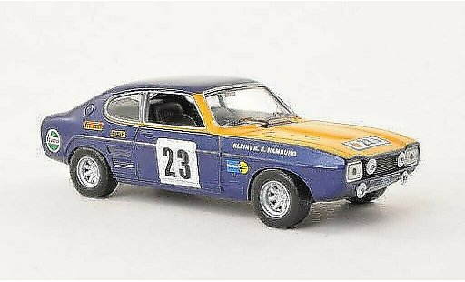 Ford Capri Rally 1/43 IXO No.23 Olympia 1972 miniature