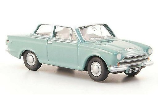 Ford Cortina MK1 1/76 Oxford MKI bleu/blanche miniature