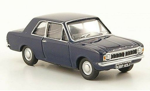 Ford Cortina MK2 1/76 Oxford MKII bleu miniature
