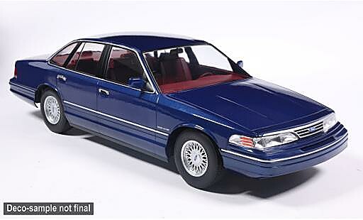 Ford Crown 1/18 MCG Victoria bleue 1993 1:18 miniature