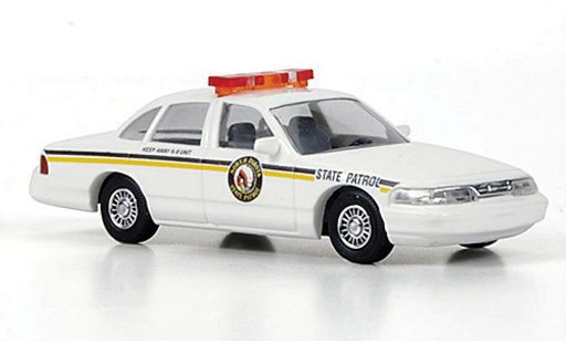 Ford Crown Police Interceptor 1/87 Busch Victoria North Dakota State Patrol miniature