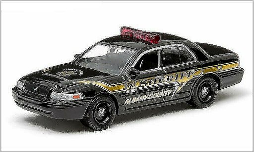 Ford Crown Police Interceptor 1/64 Greenlight Victoria 2009 miniature