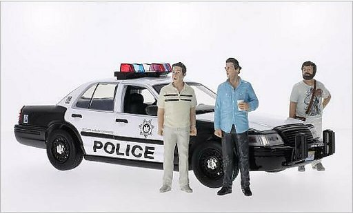 Ford Crown Police Interceptor 1/18 Greenlight Victoria 2009 miniature