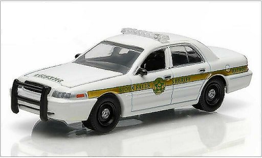 Ford Crown Police Interceptor 1/64 Greenlight Victoria Sioux Falls Sheriff Supernatural miniature