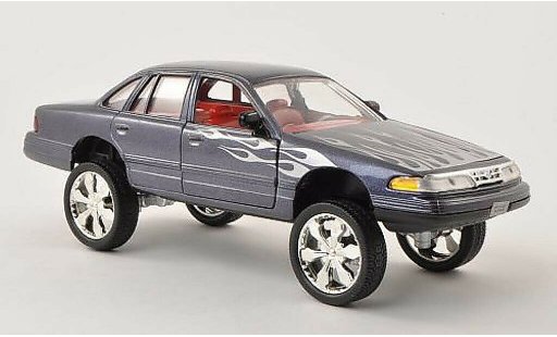 Ford Crown Victoria 1/24 Motormax Tuning anthracite avec Dekor 2001 miniature