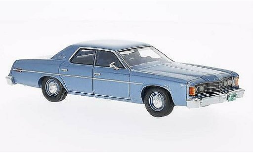 Ford Custom Berline 1/43 Matrix bleu 1974 miniature