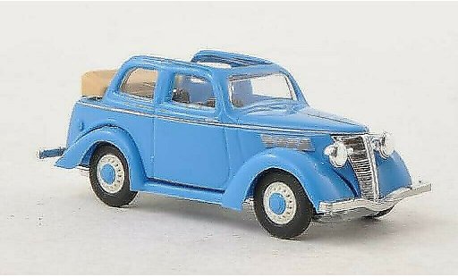 Ford Eifel Cabriolimousine 1/87 Busch bleu miniature