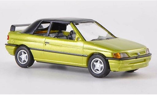 Ford Escort Berline 1/87 Busch Cabrio ferm&Atilde;&copy; met.verte 1991 miniature