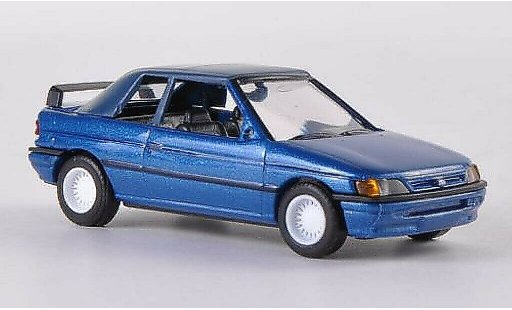 Ford Escort Berline 1/87 Busch Cabrio ferm&Atilde;&copy; petrol 1991 miniature