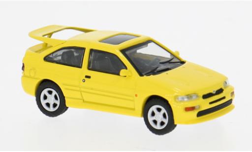 Ford Escort 1/87 Minichamps Cosworth jaune 1992 1:87 miniature
