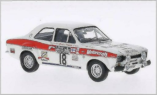 Ford Escort MK1 1/43 Trofeu I 1600 No.18 Clarke & Simpson Motorcraft Rallye WM RAC Rallye 1973 /I.Kivimaki miniature