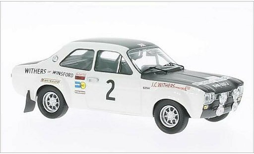 Ford Escort MK1 1/43 Trofeu I 1600 No.2 Withers of Winsford Rallye Manx 1971 /H.Liddon miniature