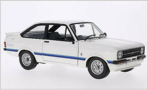Ford Escort Berlina 1/18 Minichamps II 1800 blanche/Dekor RHD 1975 miniature