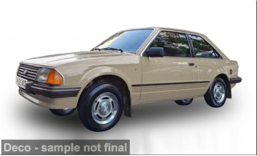 Ford Escort 1/18 Sun Star Mark III Ghia gold 1983 1:18 miniature