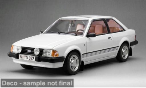 Ford Escort 1/18 Sun Star Mark III Ghia blanche 1:18 miniature