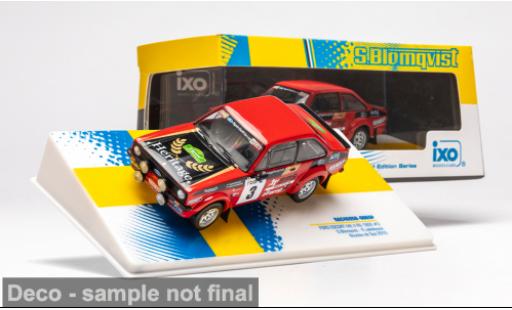 Ford Escort 1/43 IXO MK II RS 1800 Legend Boucles de Spa 2010 #3 S.Blomqvist/R.Jakobsson 1:43 miniature