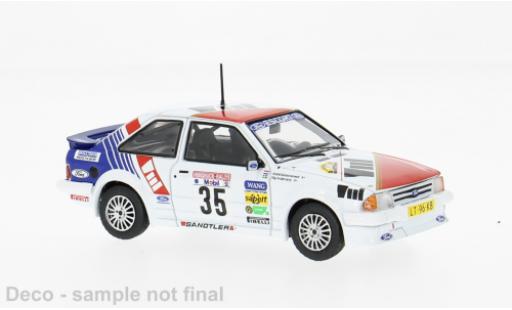 Ford Escort 1/43 IXO MK III RS Turbo Hunsr&uuml;ck Rallye 1985 #35 S.Andervang/A.Schoonenwolf 1:43