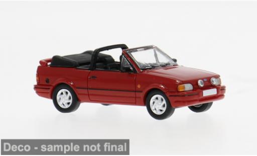 Ford Escort 1/87 PCX87 MK IV Cabriolet rouge 1986 1:87 miniature
