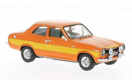 Ford Escort MK1 1/43 Vanguards 2000 orange/jaune miniature