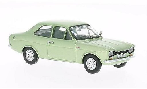 Ford Escort 1300 GT 1/43 WhiteBox MkI grise-verte 1970 miniature