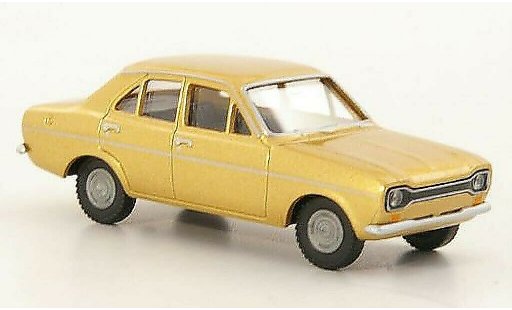 Ford Escort MK1 1/87 Wiking MkI gold 4-turig miniature