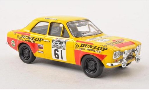 Ford Escort MK1 1/43 Trofeu MkI 1600 No.61 Dunlop R.A.C.Rally 1972 /P.Gullick miniature