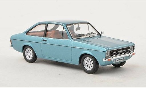 Ford Escort Berlina 1/43 WhiteBox MkII bleu LHD 1975 miniature