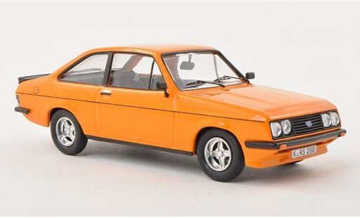 Ford Escort Berlina 1/43 WhiteBox MKII 2000 orange 1978 miniature