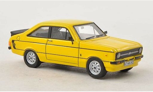 Ford Escort Sport 1/87 Neo MKII 1600 jaune RHD 1978 miniature