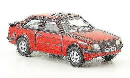 Ford Escort XR3i 1/76 Oxford MkIII rouge 1982 miniature