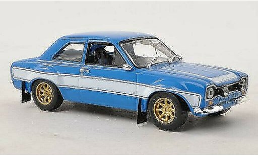 Ford Escort MK1 1/43 Greenlight 2000 MkI bleu/blanche Fast & Furious 1974 miniature