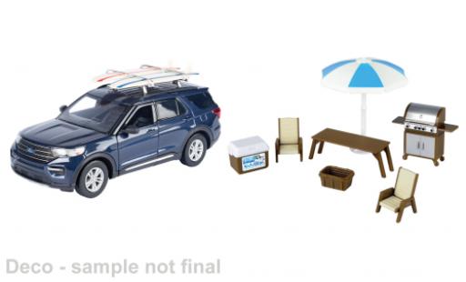 Ford Explorer 1/24 Motormax XLT bleue 2022 1:24 miniature