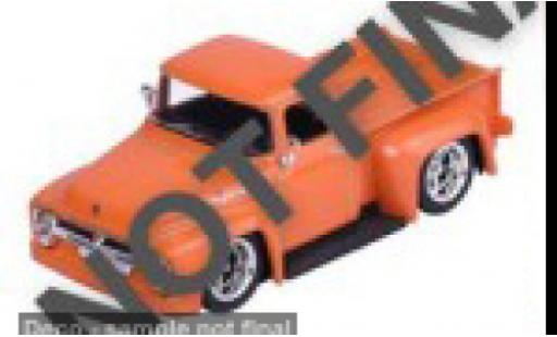 Ford F-1 1/64 Majorette 00 orange 1956 1:64 miniature