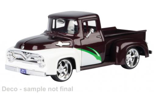 Ford F-1 1/24 Motormax 00 Pick Up rouge/blanche 1956 1:24 miniature
