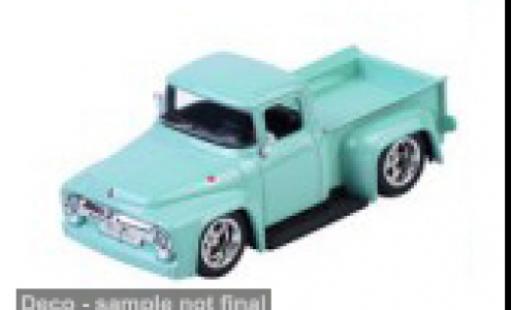 Ford F-1 1/64 Majorette 00 turquoise 1956 1:64