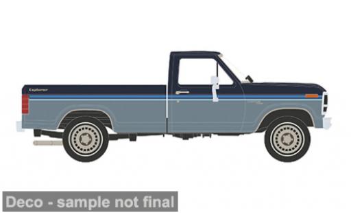 Ford F-1 1/64 IXO America 50 Custom bleue/bleue 1981 1:64 miniature