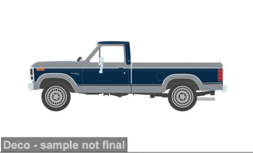 Ford F-1 1/64 IXO America 50 Ranger XLT Short Bed argent&Atilde;&copy;e/bleue 1980 1:64 miniature