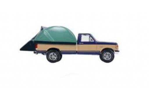 Ford F-1 1/64 Greenlight 50 XLT bleue/beige 1987 1:64 miniature