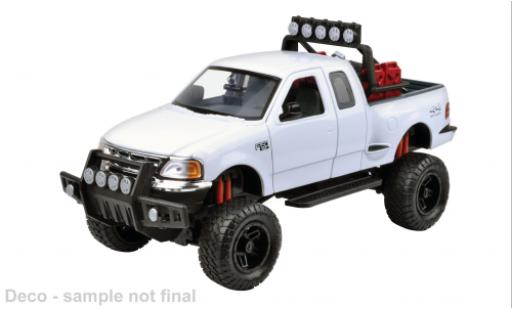 Ford F-1 1/24 Motormax 50 XLT blanche 2001 1:24 miniature