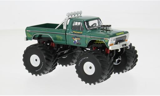 Ford F-250 1/43 Greenlight Monster Truck verte 1975 Kings of Crunch Series 5 1:43 miniature