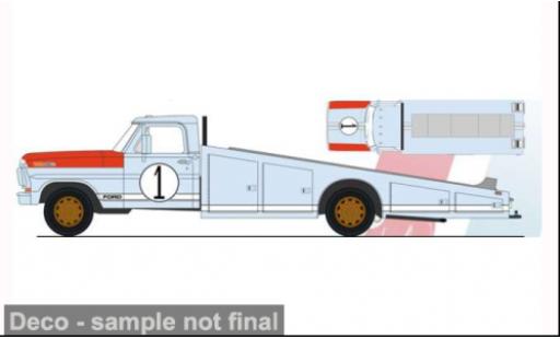 Ford F-350 1/18 ACME Ramp Truck bleue 1970 60th Anniversary 24 Hours of Le Mans 1966 #1 1:18