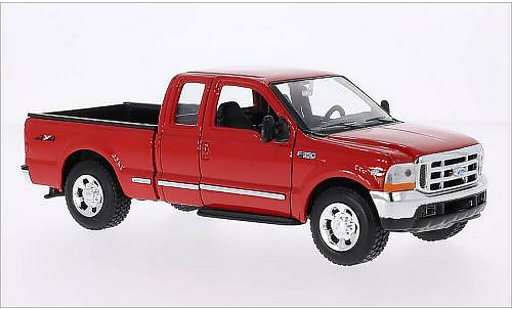Ford F-350 XLT 1/24 Welly Super Duty rouge miniature