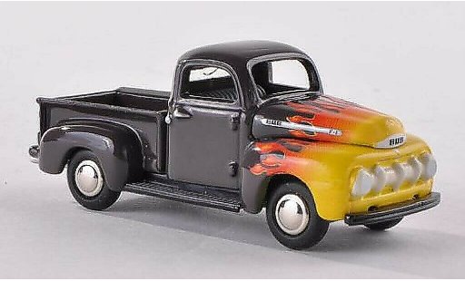 Ford F-100 Pickup 1/87 Bub 00 plateau Flamme miniature
