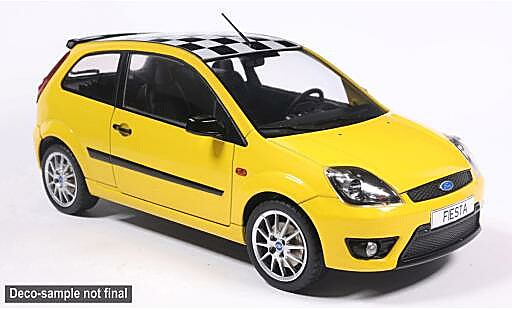 Ford Fiesta 1/18 MCG Champ jaune 2007 1:18 miniature