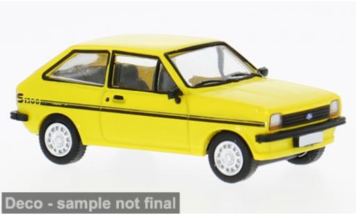Ford Fiesta 1/87 PCX87 MK I jaune 1975 1:87 miniature